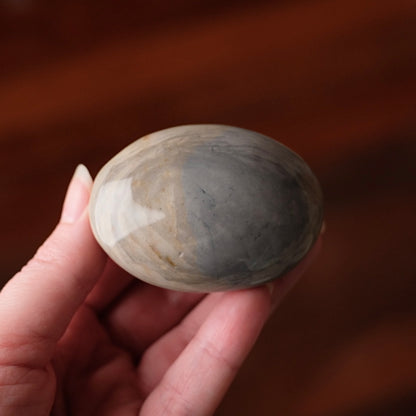 Polychrome Jasper Palm | Wave Polychrome Palm Stone