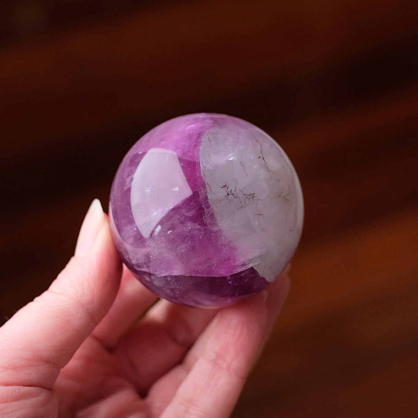Dendritic Fluorite Sphere | Fluorite Crystal Sphere