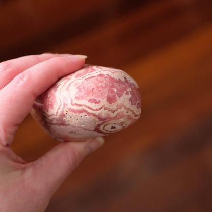 Rhodochrosite Freeform | Polished Rhodochrosite Crystal D