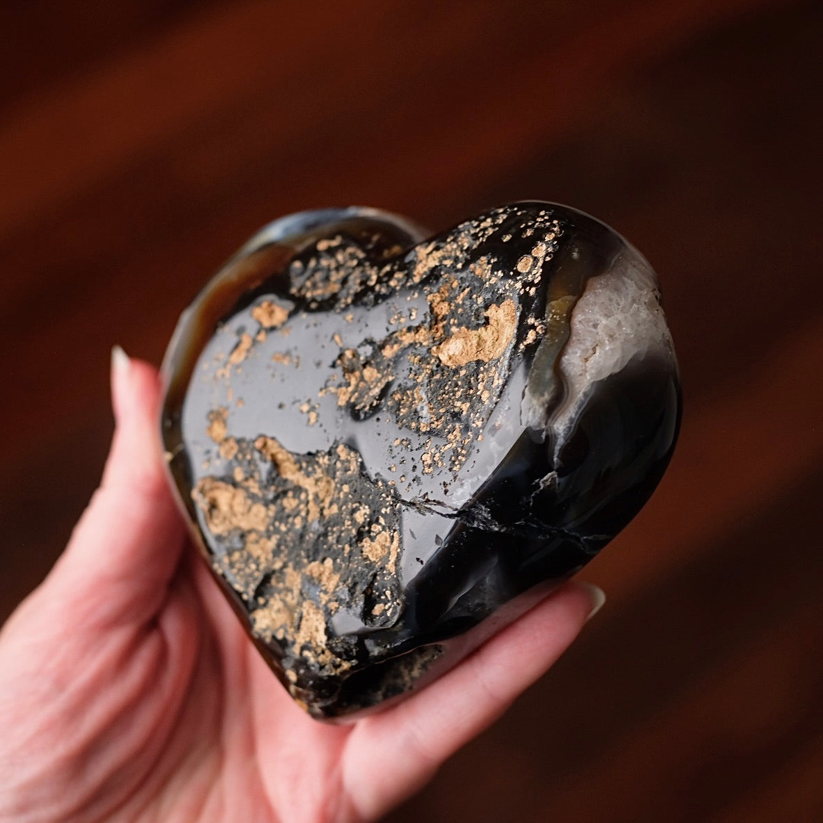 Druzy Agate Heart | Druzy Geode Crystal Heart | Agate Geode