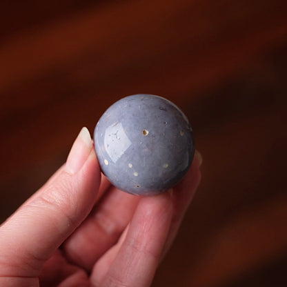 Grape Agate Sphere | Purple Botryoidal Chalcedony Crystal Sphere