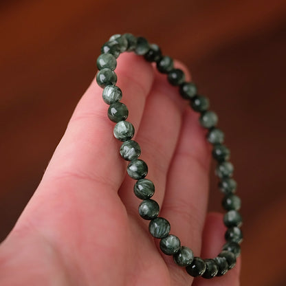 Seraphinite Bracelet | Crystal Stretch Bracelet