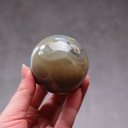 Banded Agate Sphere | Striped Agate Crystal Sphere