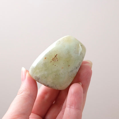 Australian Prehnite Freeform | Polished Prehnite Crystal