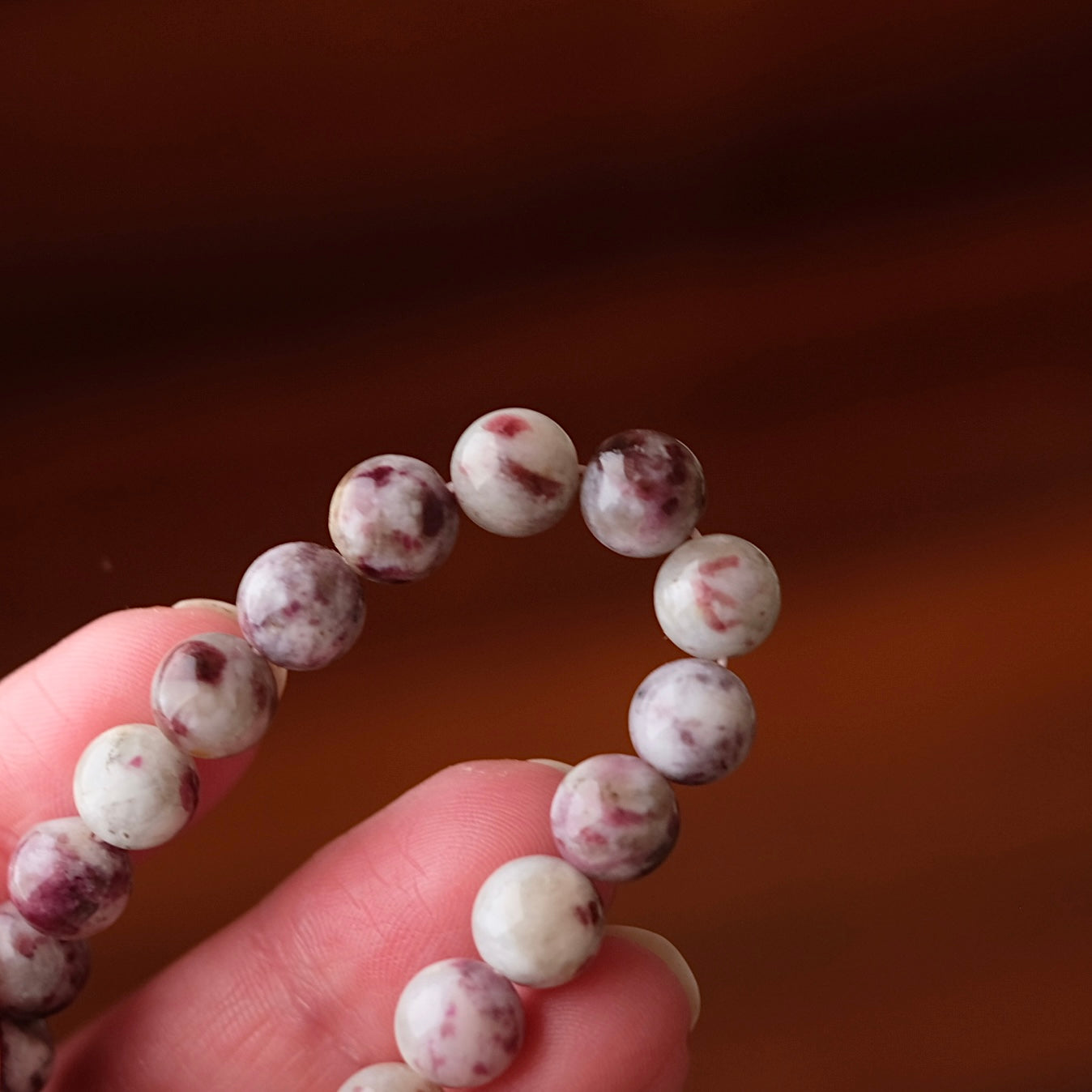 Rubellite Tourmaline Bracelet | Rubellite Crystal Bracelet