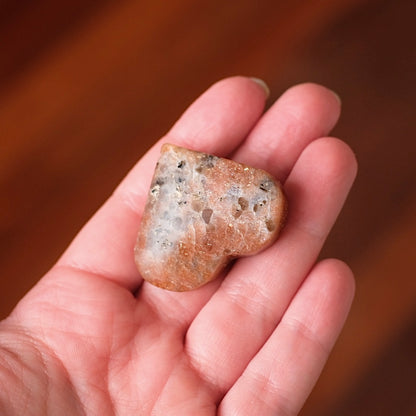Glittery Sunstone Heart | Sunstone Crystal Heart