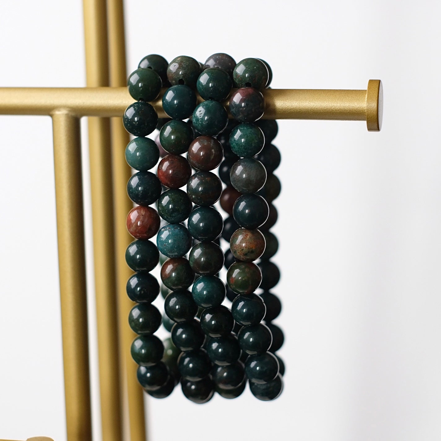 Bloodstone Bracelet | Heliotrope Crystal Bracelet