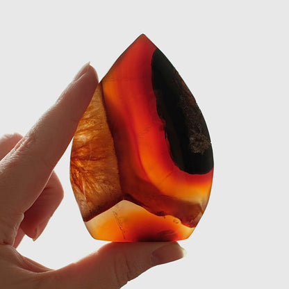 Carnelian Freeform | Carnelian Crystal Flame
