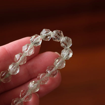Prasiolite Bracelet | Green Amethyst Crystal Bracelet