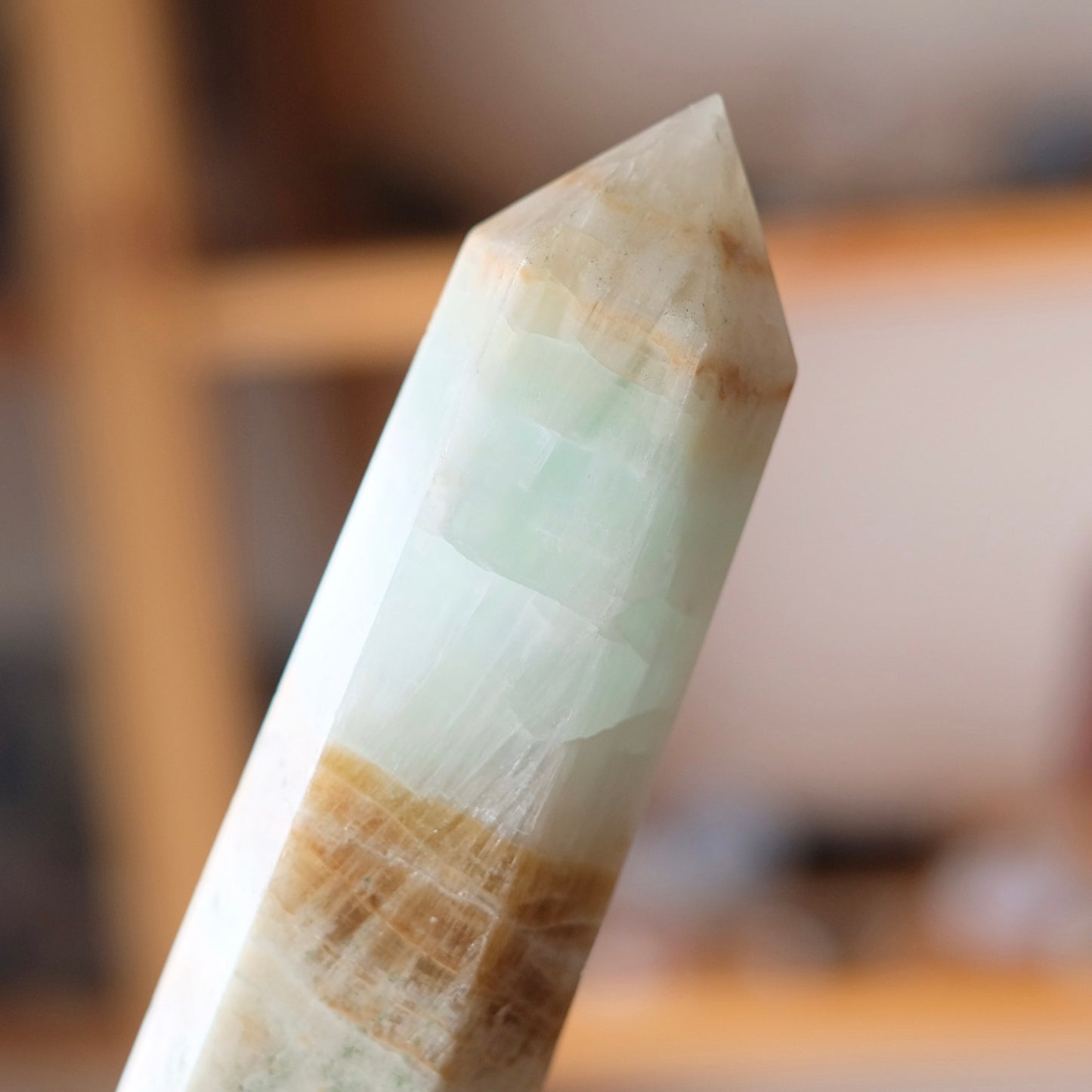 Caribbean Calcite Tower | Blue Calcite Aragonite Point