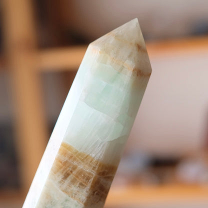 Caribbean Calcite Tower | Blue Calcite Aragonite Point