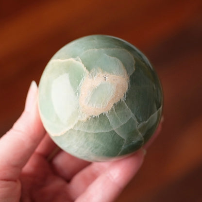 Garnierite Sphere | Green Moonstone Crystal Sphere