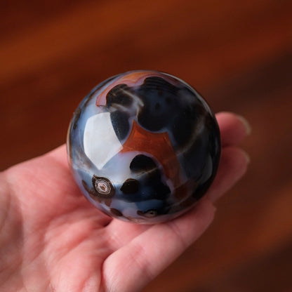 Carnelian Sphere | Blue Carnelian Crystal Sphere