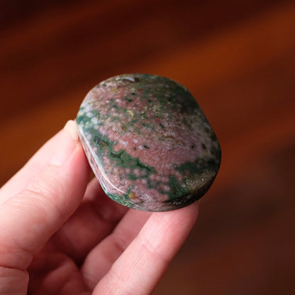 Ocean Jasper Palm | Sea Jasper Crystal Palmstone