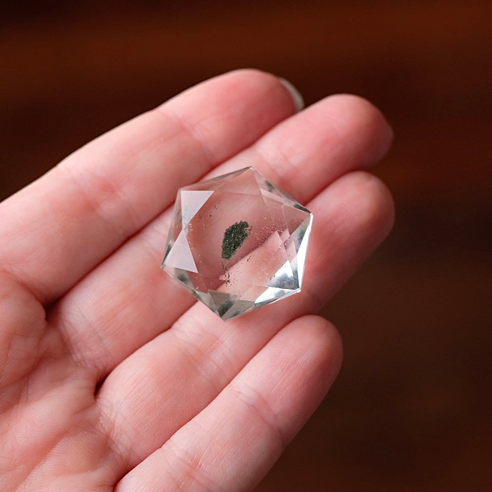 Chlorite Quartz Hexagon | Crystal Jewel | Star of David