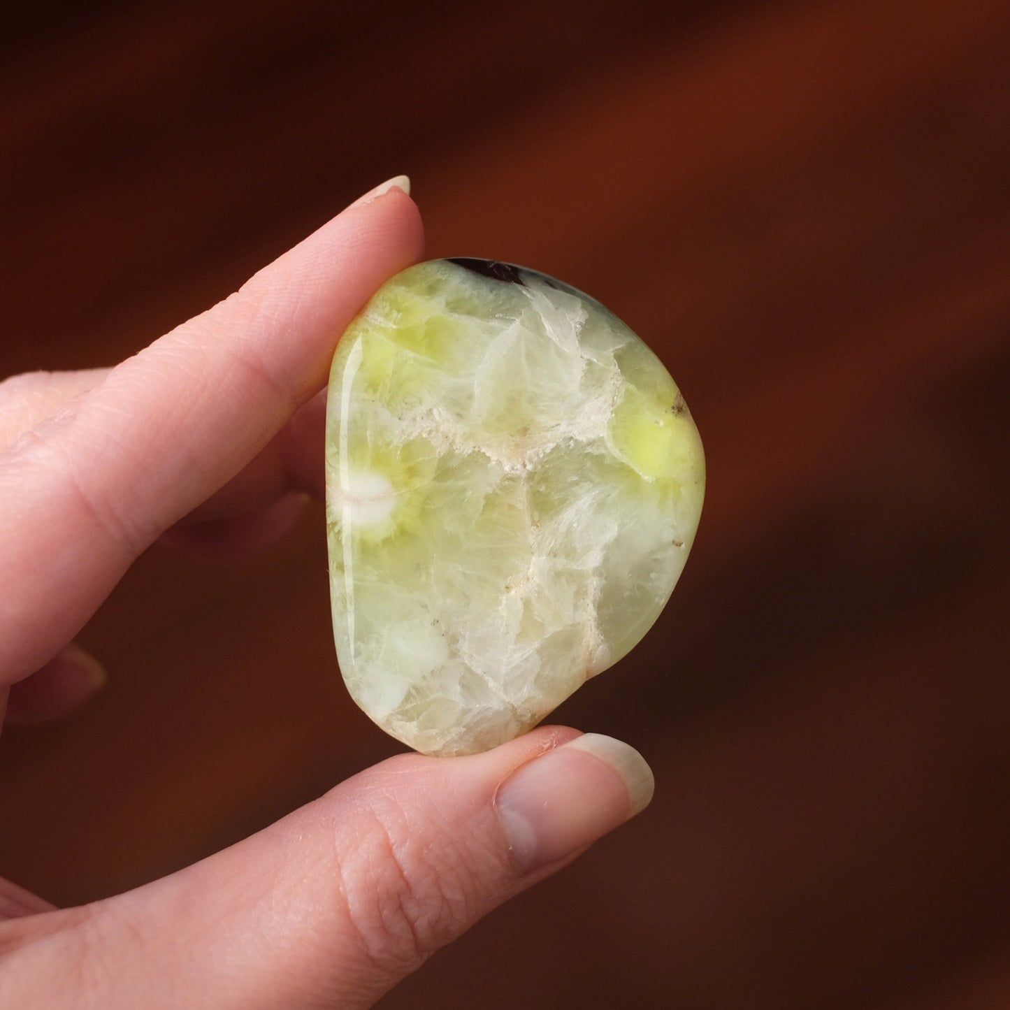 Australian Prehnite Freeform | Polished Prehnite Crystal