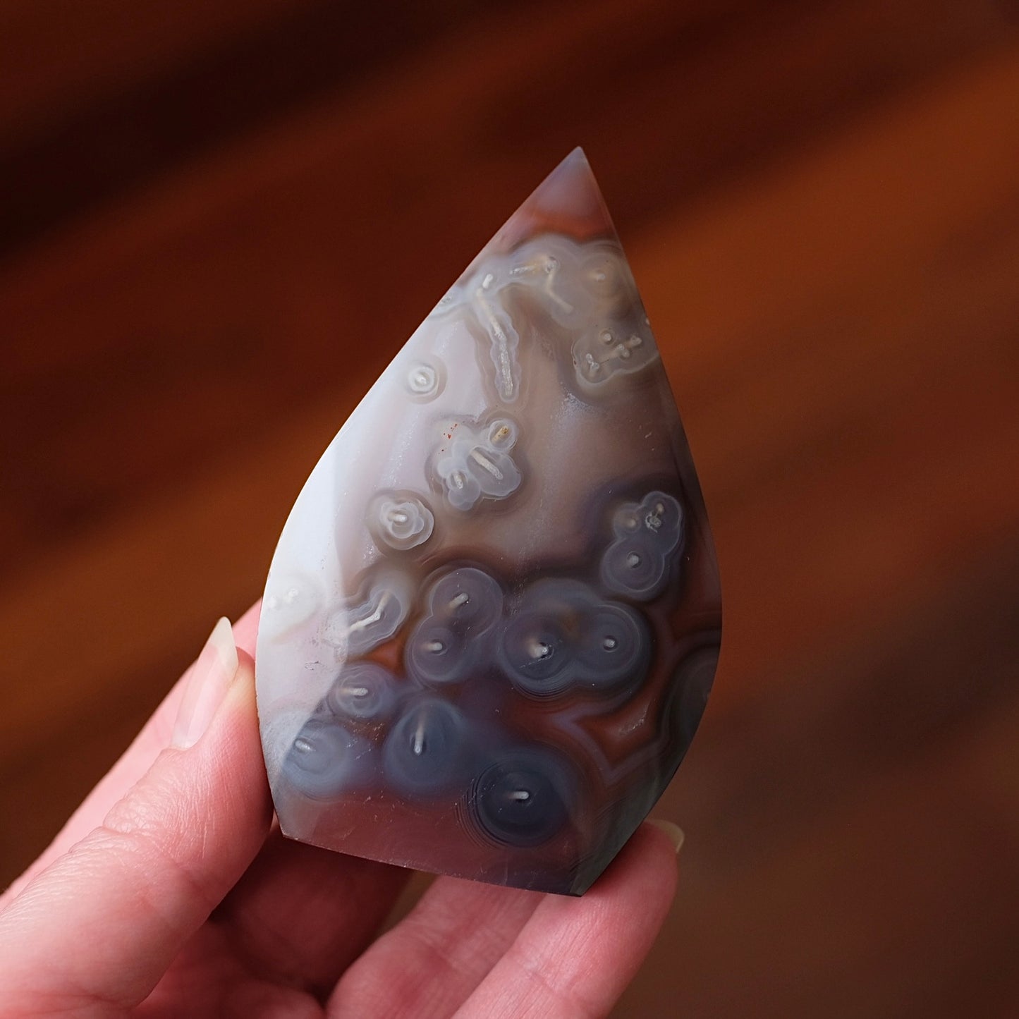 Swazi Agate Freeform | Mozambique Agate Crystal Flame