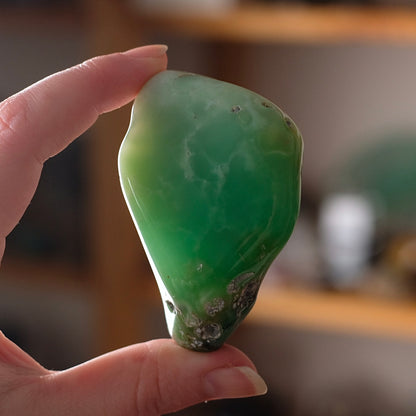 Australian Chrysoprase Freeform | Polished Chrysoprase Crystal
