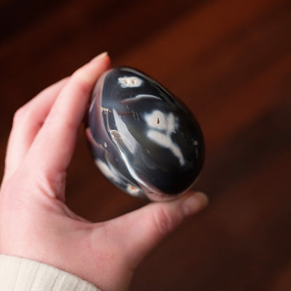 Orca Agate Freeform | Polished Orca Agate Crystal