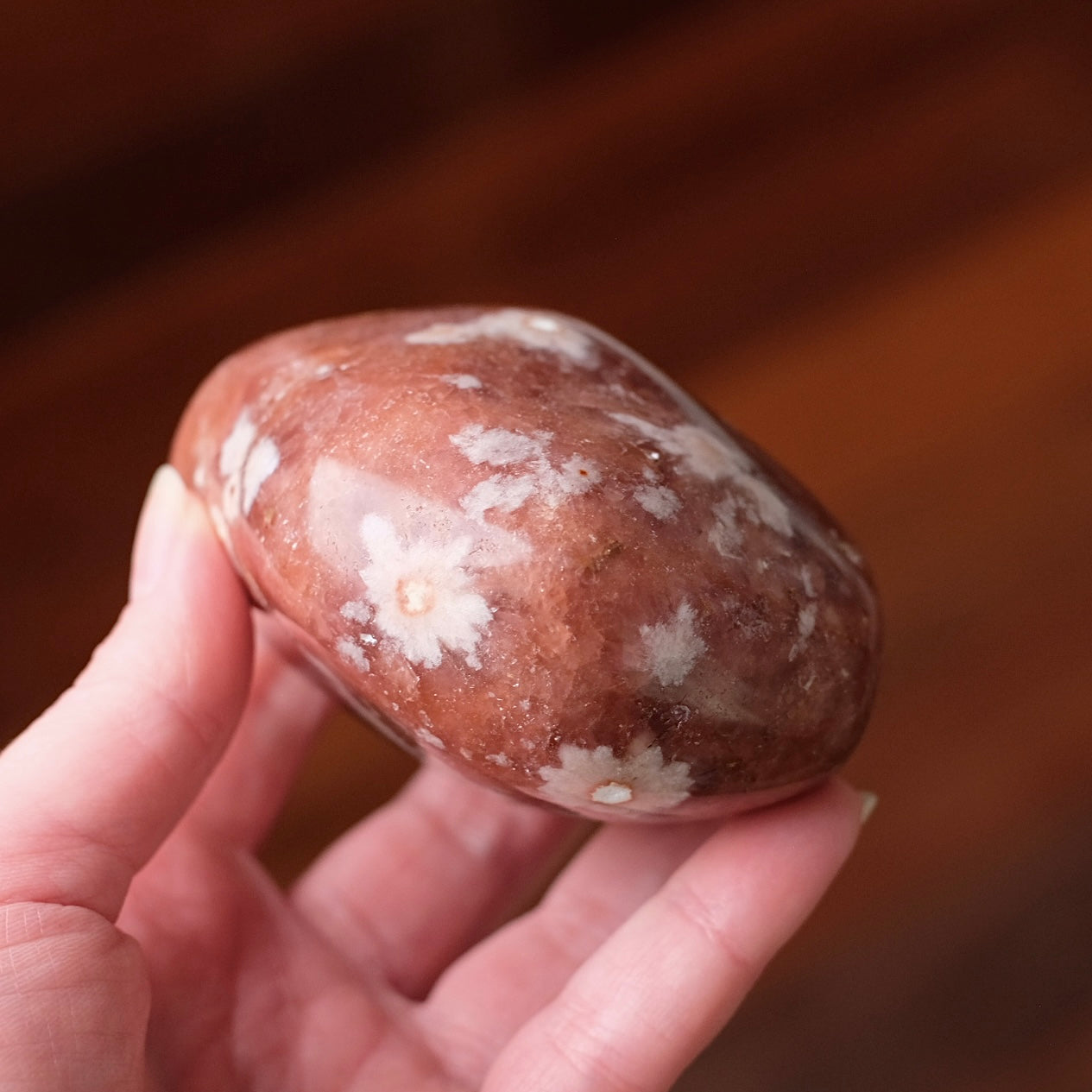 Raspberry Pink Amethyst Geode | Polished Pink Amethyst Crystal Specimen 9
