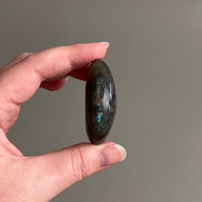 Purple Labradorite Palm | Flashy Labradorite Crystal Palm