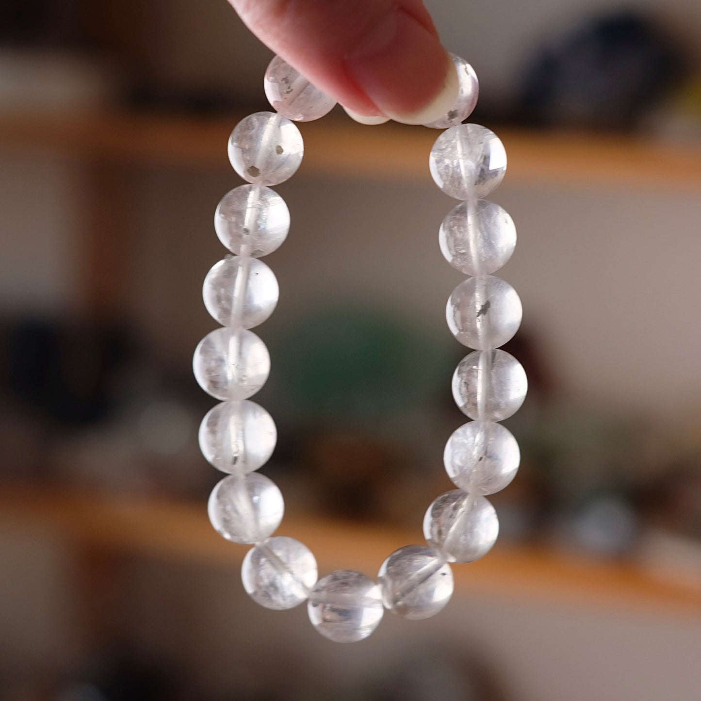 Pyrite in Quartz Bracelet | Quartz Crystal Bracelet