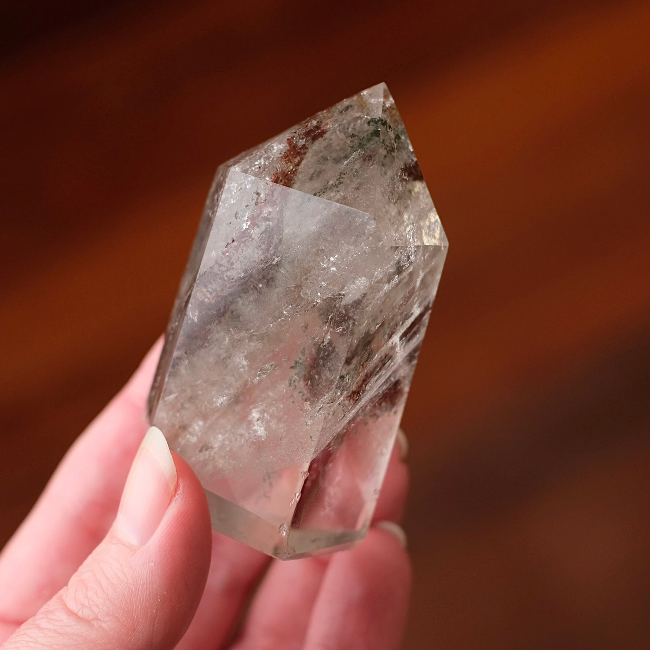 Garden Quartz Point | Lodolite Quartz | Dream Quartz Crystal Tower