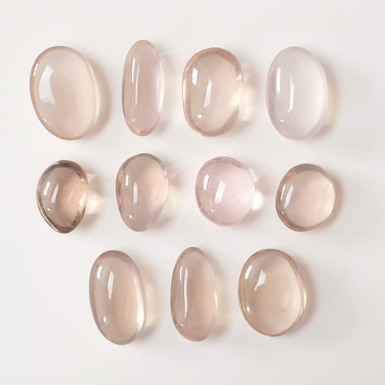 Champagne Rose Quartz | Star Rose Crystal Pocket Stones
