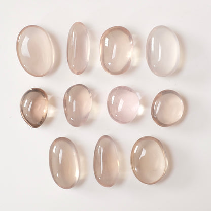 Champagne Rose Quartz | Star Rose Crystal Pocket Stones