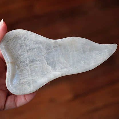 Blue Flash Moonstone Bowl | Crystal Bowl | Crystal Dish