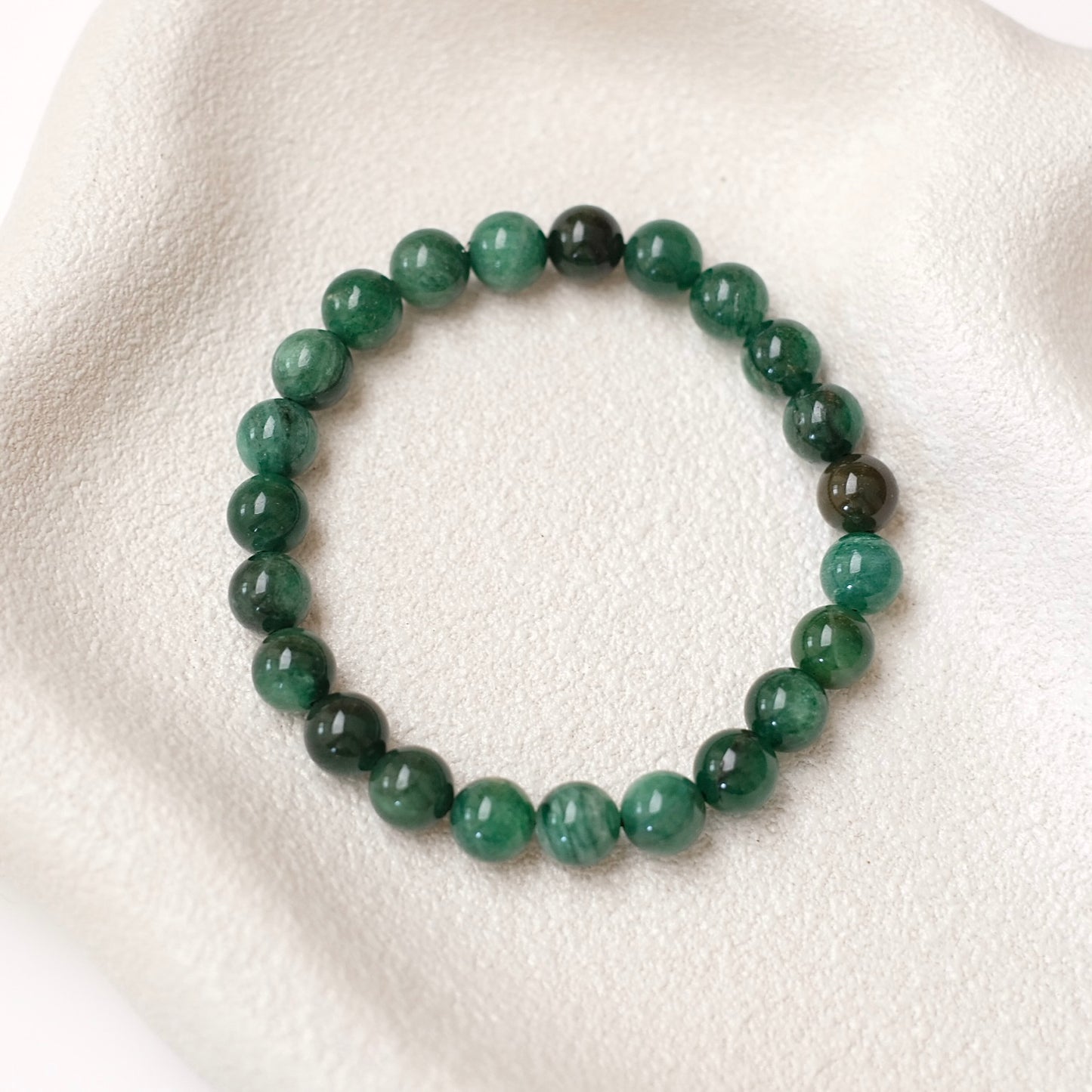Green Fuchsite Bracelet | Crystal Stretch Bracelet