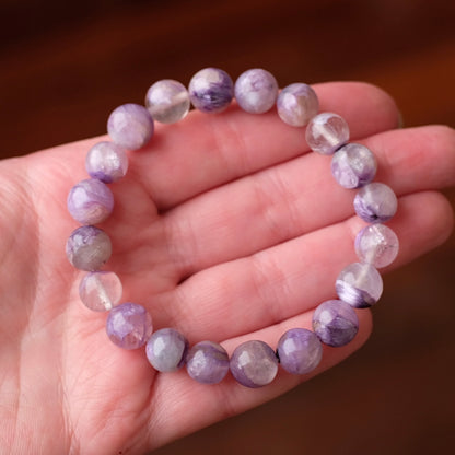 Charoite Bracelet | Charoite in Quartz Crystal Bracelet