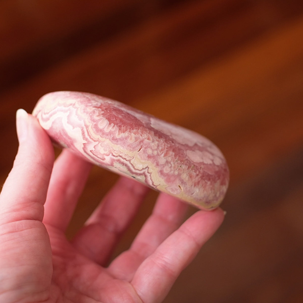 Rhodochrosite Freeform | Polished Rhodochrosite Crystal B