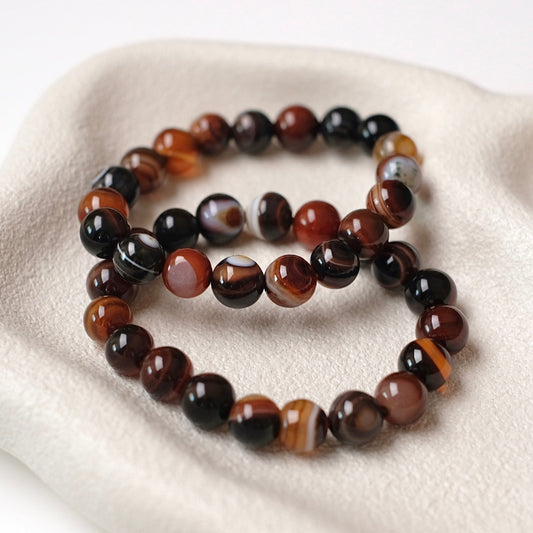Sardonyx Bracelet | Crystal Stretch Bracelet