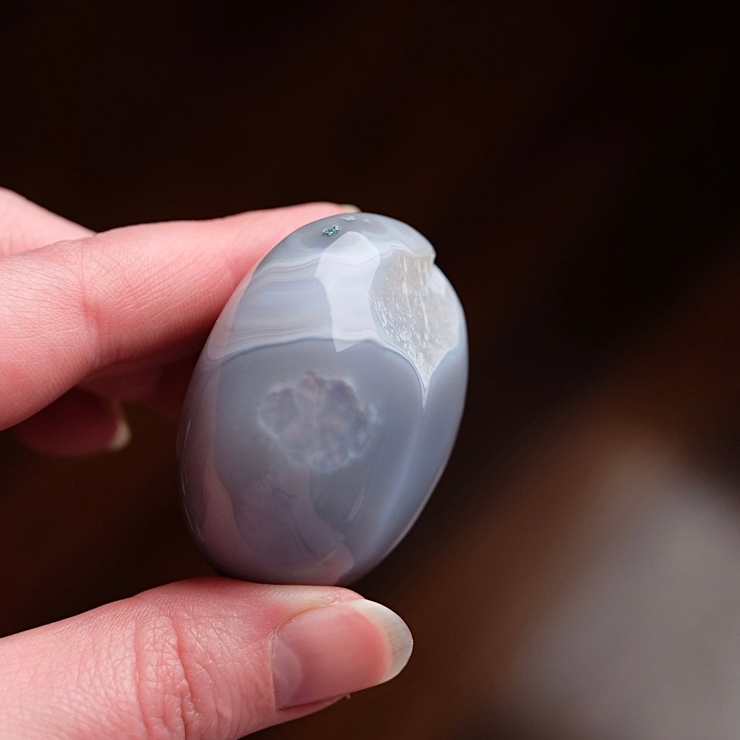 Banded Agate Palm | Agate Crystal Palm Stone