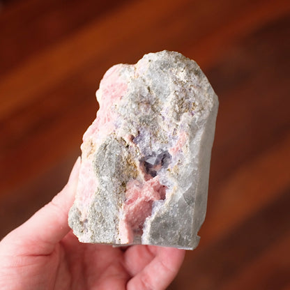 Rhodochrosite + Fluorite + Pyrite Specimen | Rhodochrosite Natural Crystal
