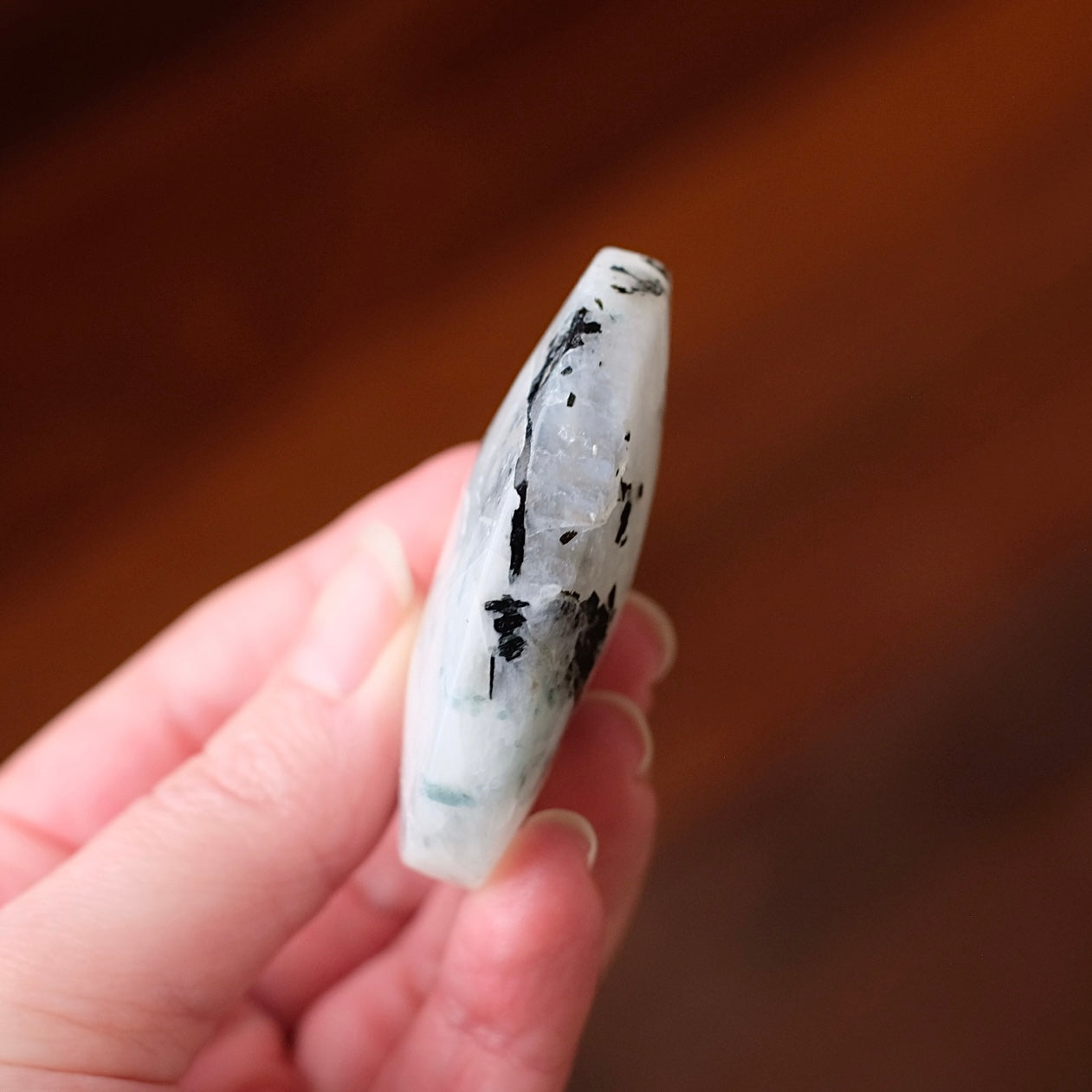 Moonstone & Aquamarine Palm | Moonstone Crystal Palm