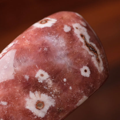 Raspberry Pink Amethyst | Polished Pink Amethyst Crystal Freeform 13