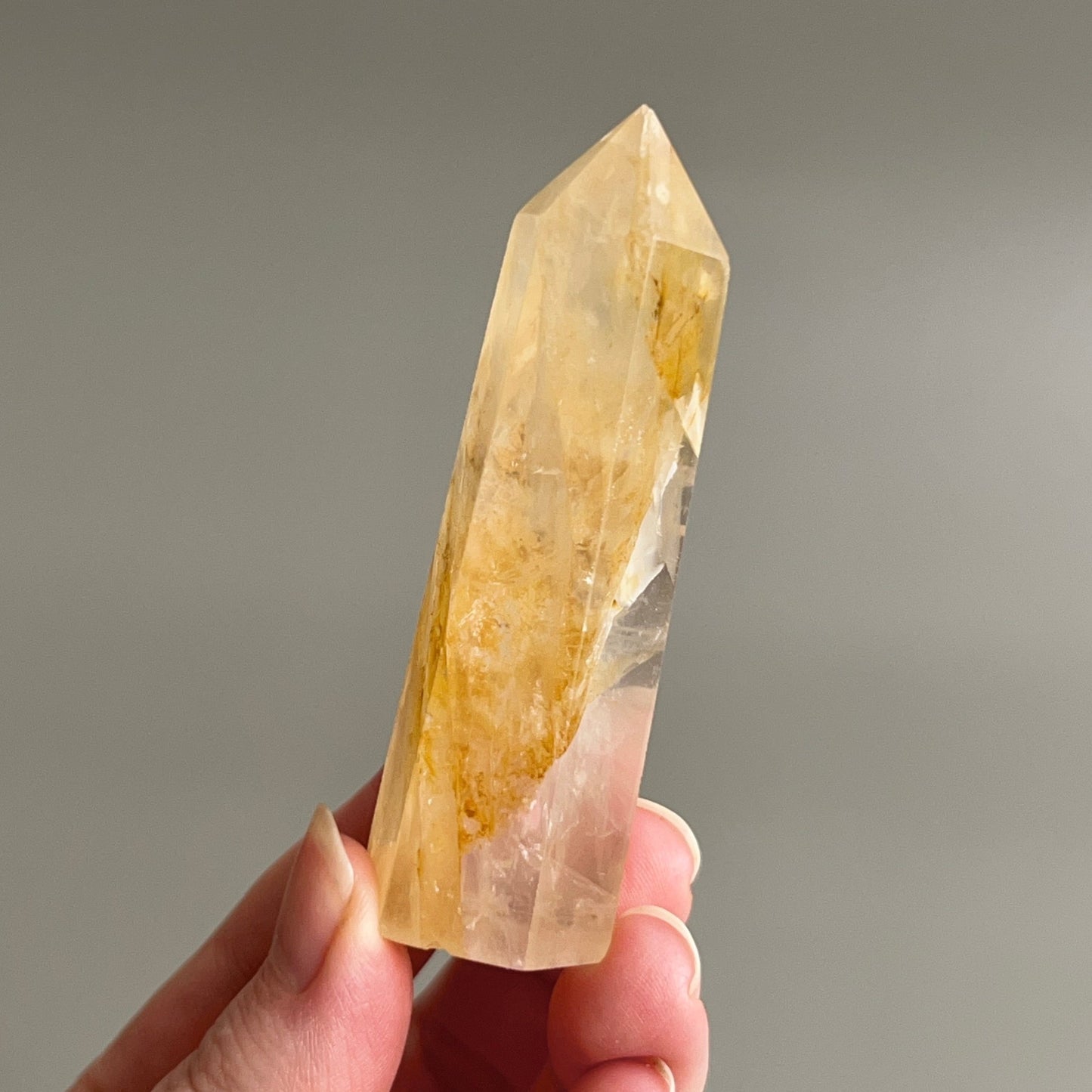 Golden Healer Point | Golden Healer Quartz Crystal Tower