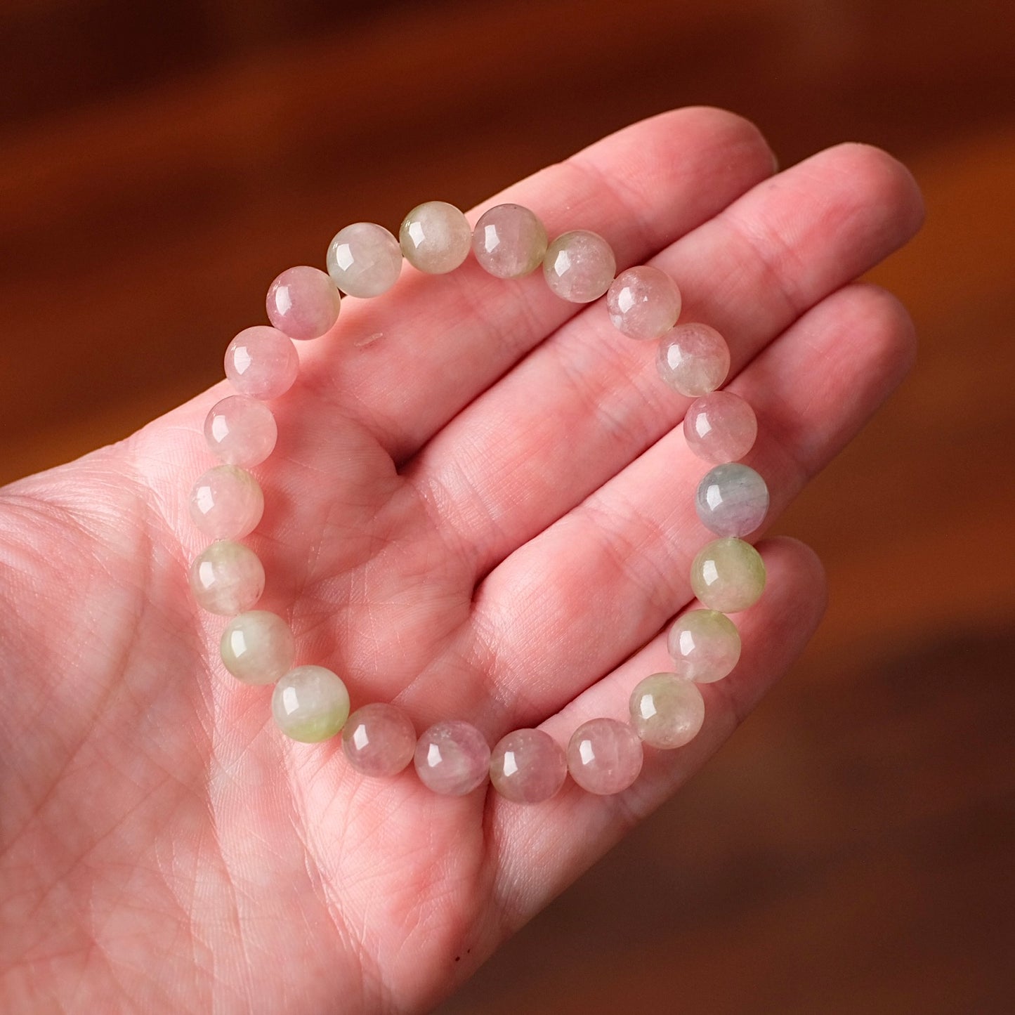 Watermelon Tourmaline Bracelet | Pastel Candy Tourmaline