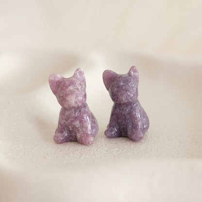 French Bulldog Crystal Carvings | Mini Crystal Dog