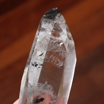 XL Black Phantom Lemurian Quartz Point | Black Lemurian Seed Crystal