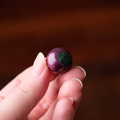 Natural Ruby Sphere | Ruby Zoisite Crystal Sphere