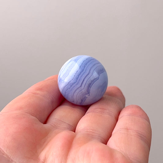 Blue Lace Agate Sphere | Lace Agate Crystal Sphere