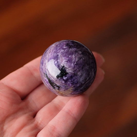 Purple Charoite Sphere | Charoite Crystal Sphere