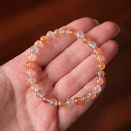 Amphibole Quartz Bracelet | Rabbit Hair Crystal Stretch Bracelet