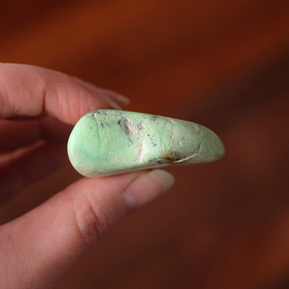 Lime Magnesite | Lemon Chrysoprase Crystal Freeform