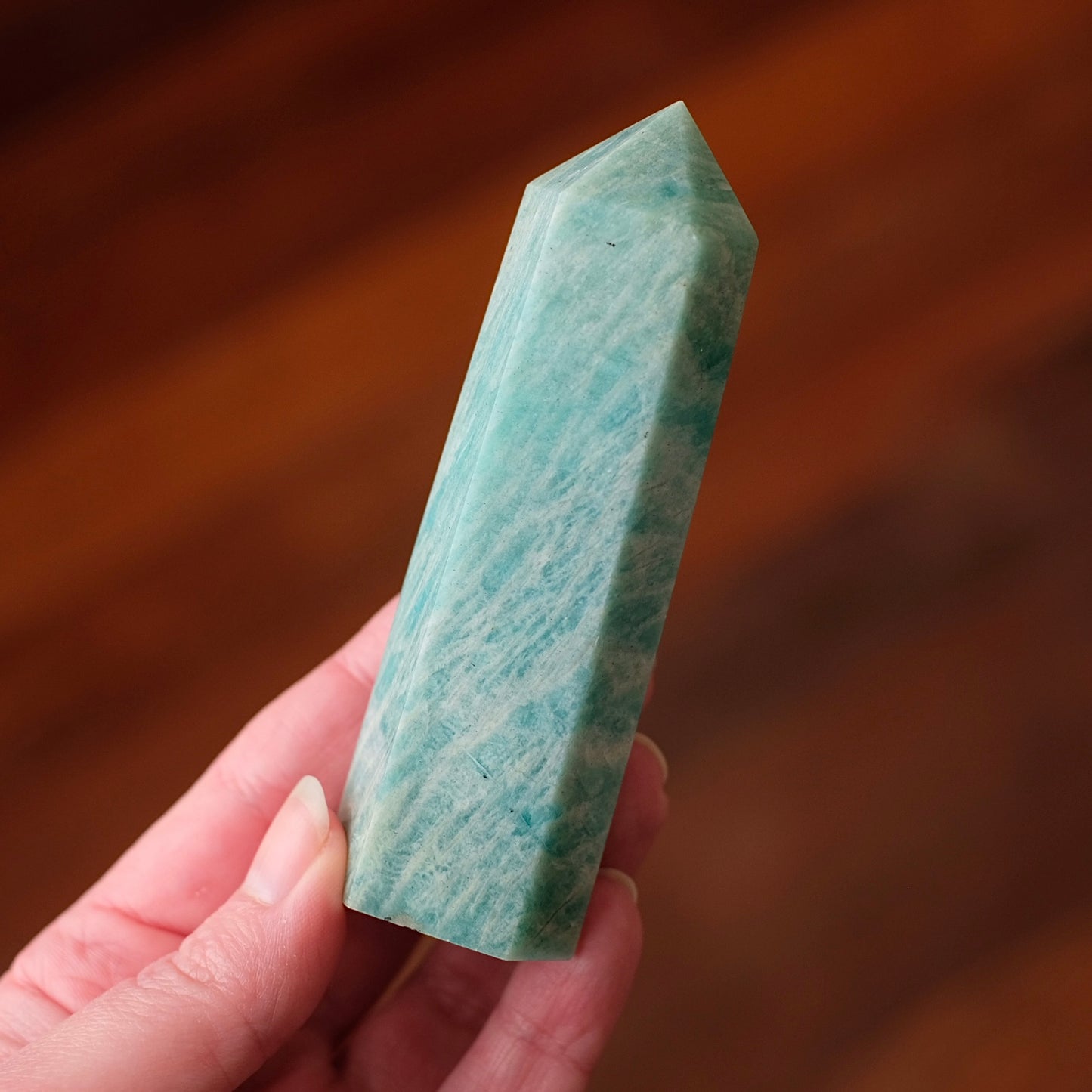 Amazonite Point | Pretty Amazonite Crystal Tower