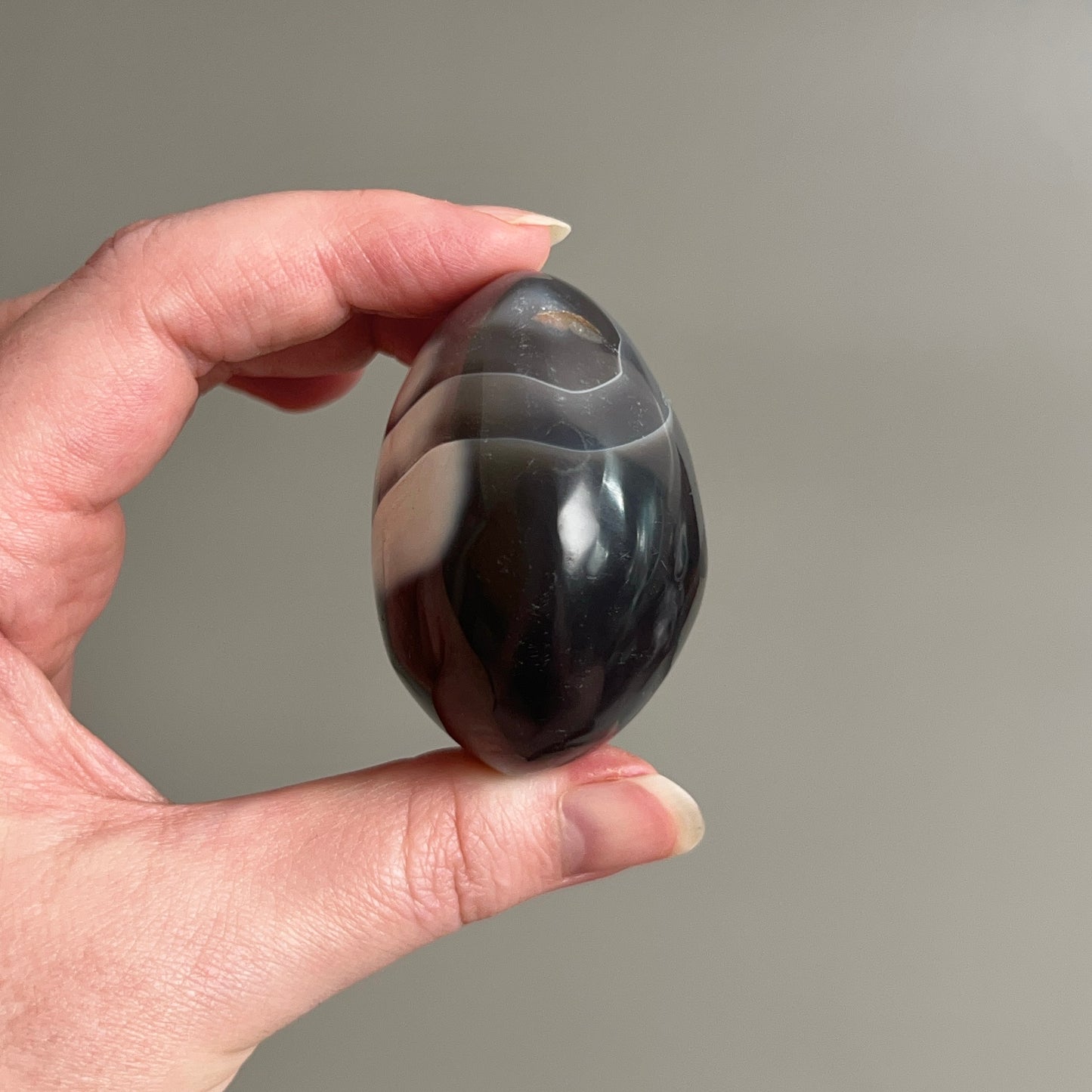 Orca Agate Palm | Agate Crystal Palm Stone