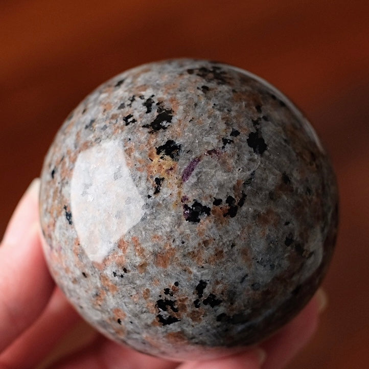 Yooperlite Sphere | UV Reactive Yooperlite Crystal Sphere